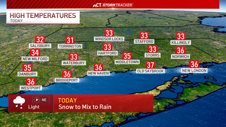 Winter weather advisory issued for wintry mix on Tuesday