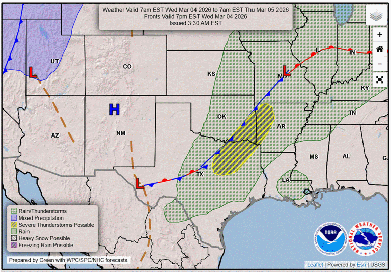 Severe weather threat looms in Texas this week. Could Austin finally ...