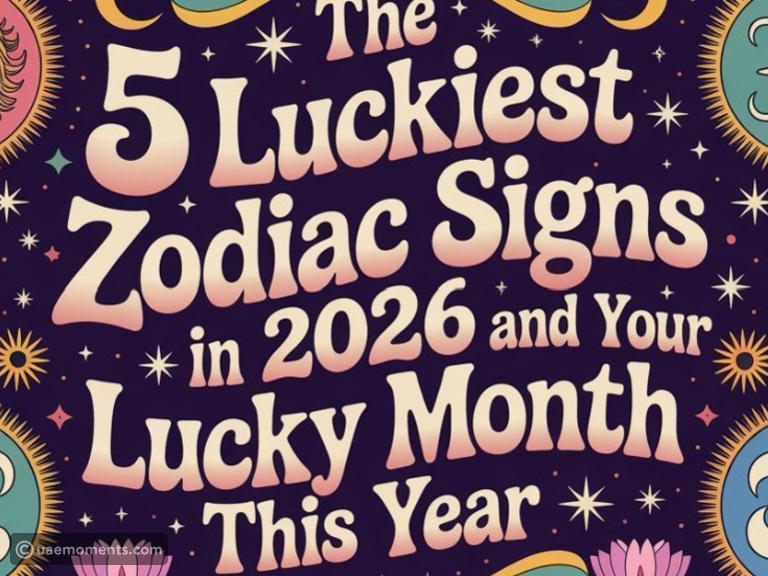 The 5 luckiest zodiac signs in 2026 and your lucky month this year