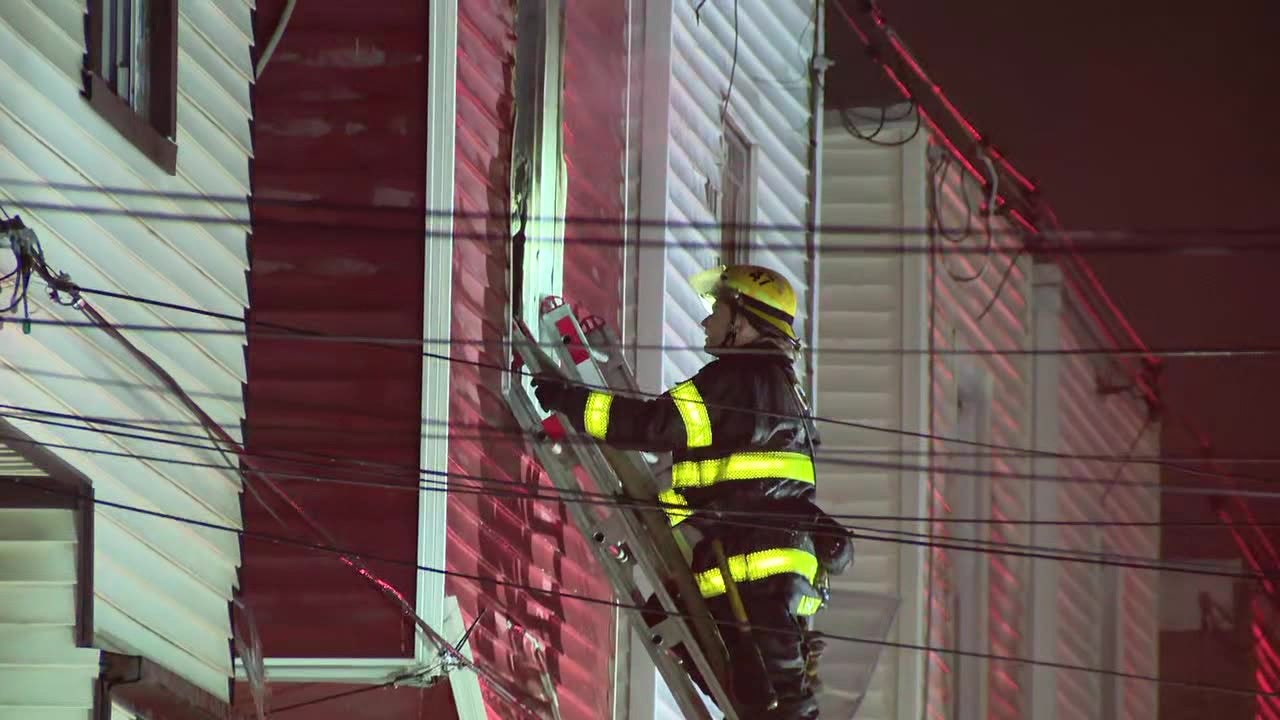 9 firefighters hurt in floor collapse during 2-alarm Philadelphia ...