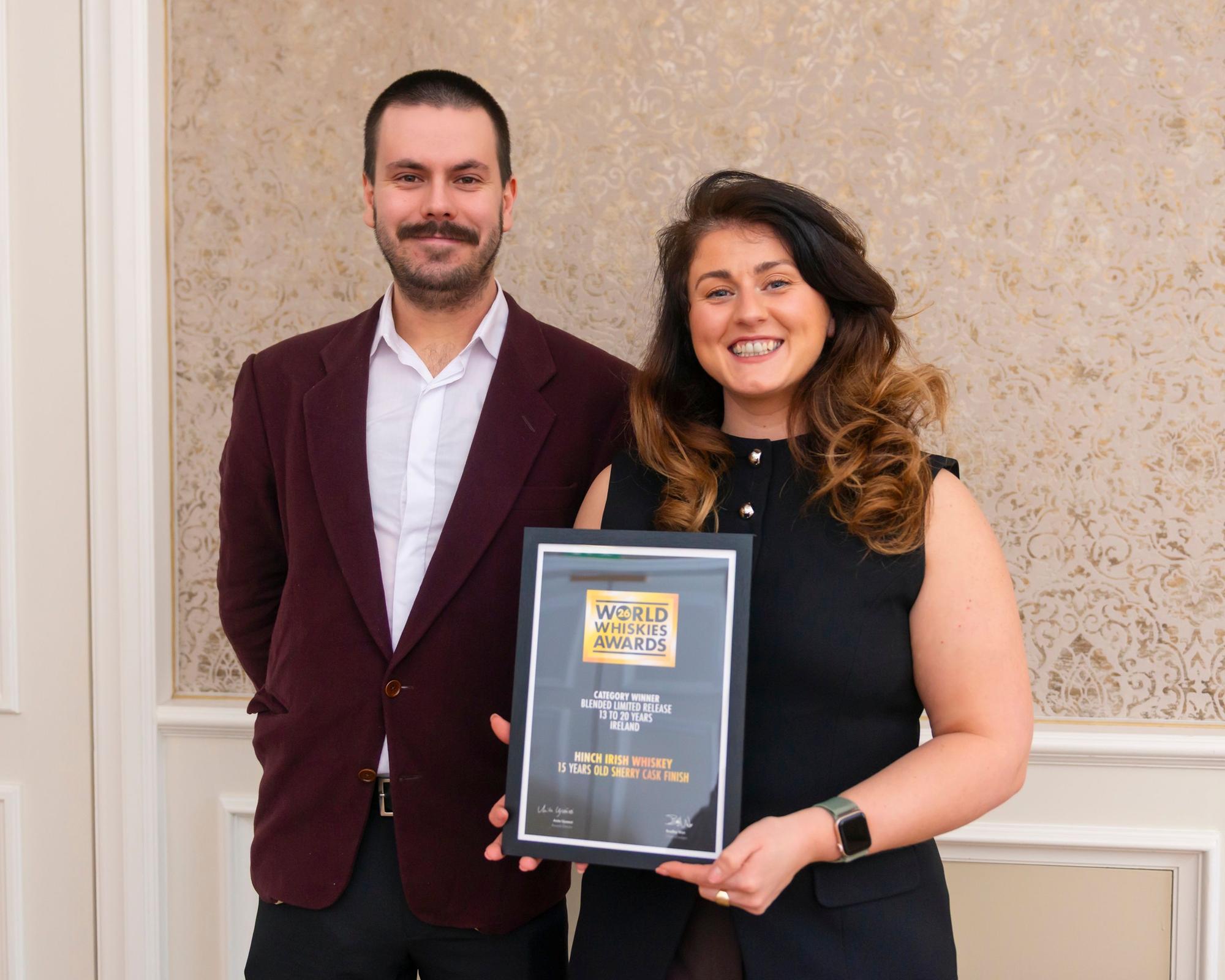 Hinch Distillery celebrates major win for single malt as head distiller ...