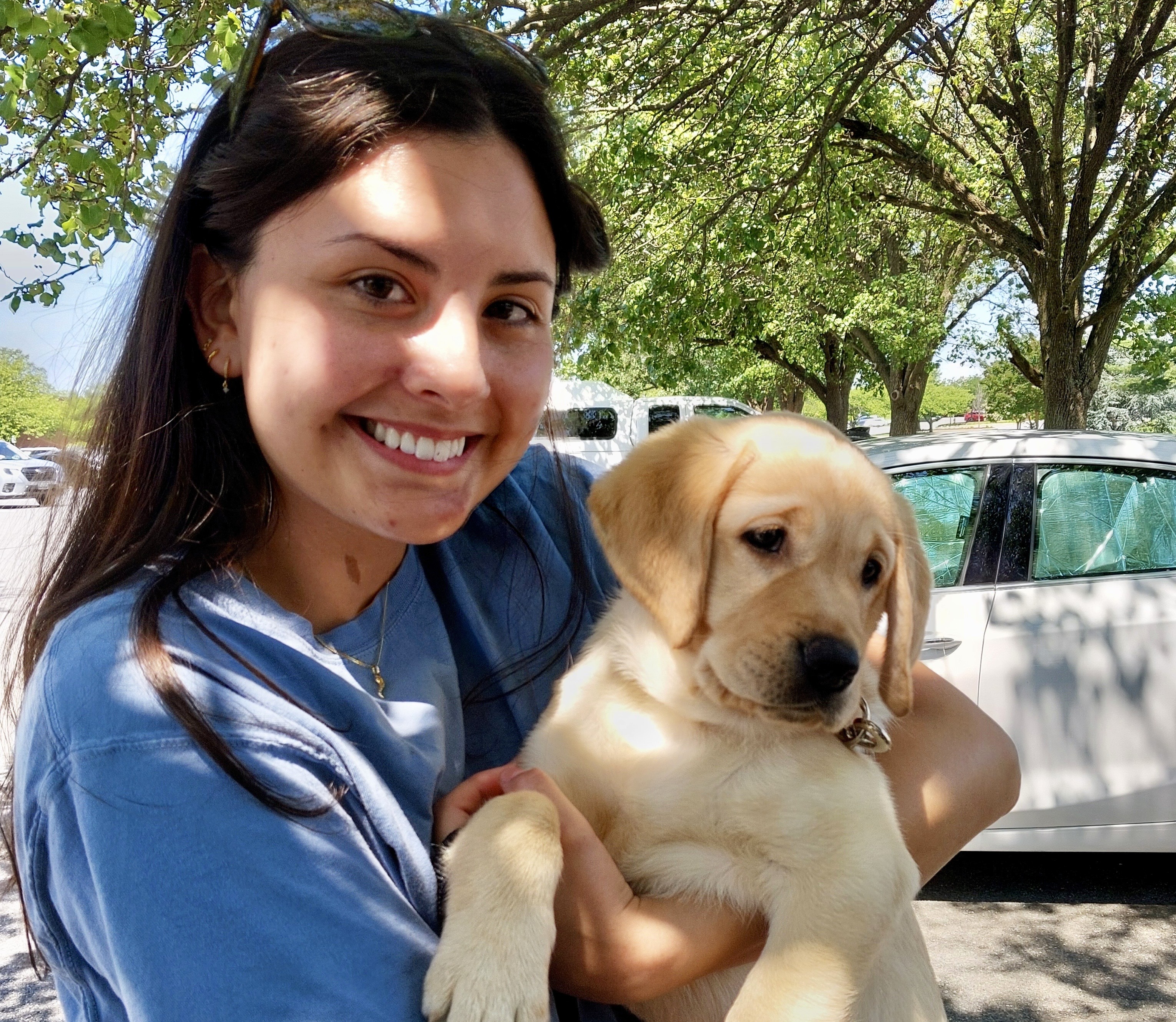 College students add puppy training to their course load