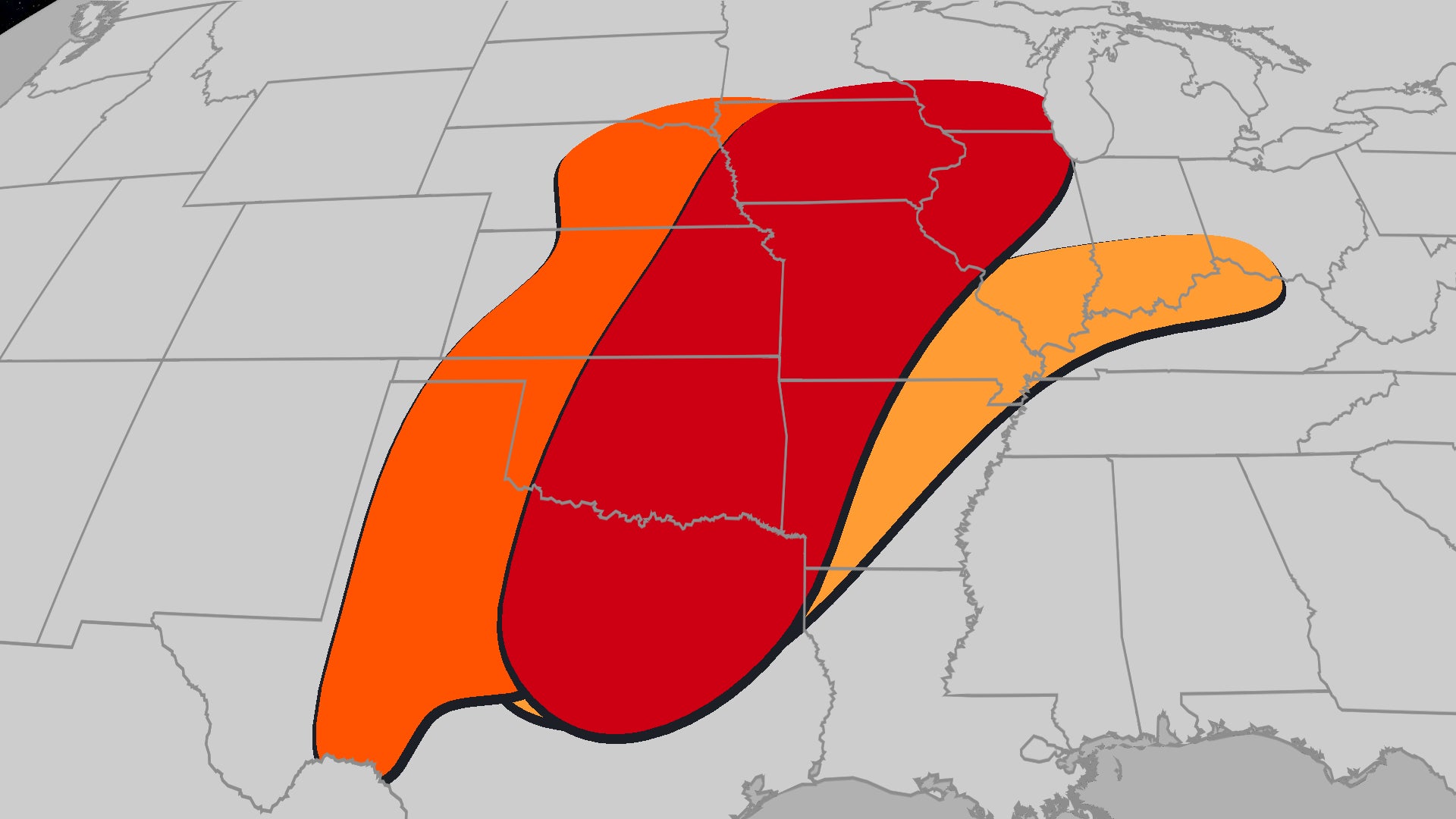 Multiday severe weather threat targets Plains, Midwest