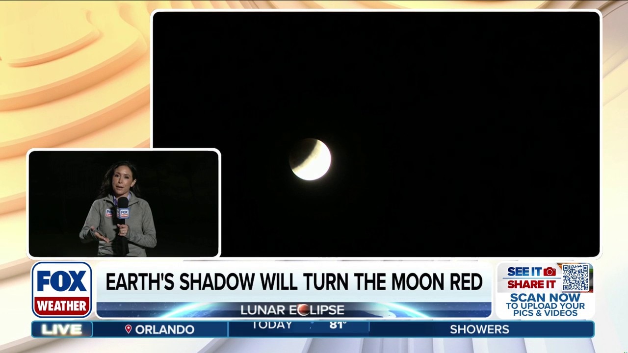 Look up: Total lunar eclipse underway
