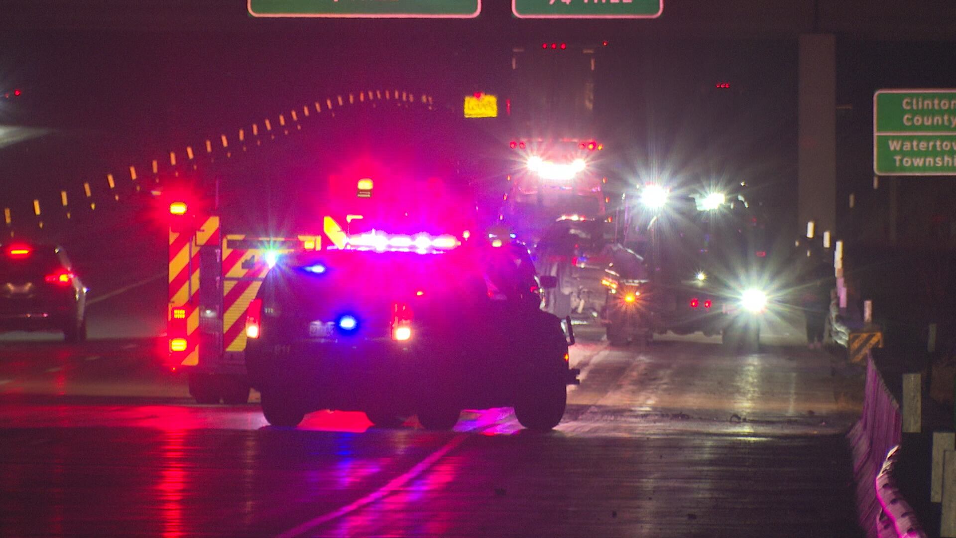 Portion of WB I-96 in Eaton County reopens after crash early Tuesday