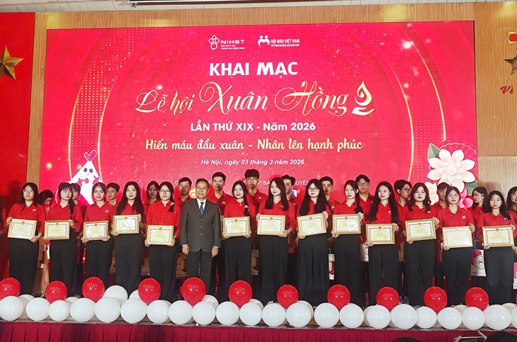 Cùng nhau 'Hiến máu đầu xuân - nhân lên hạnh phúc'