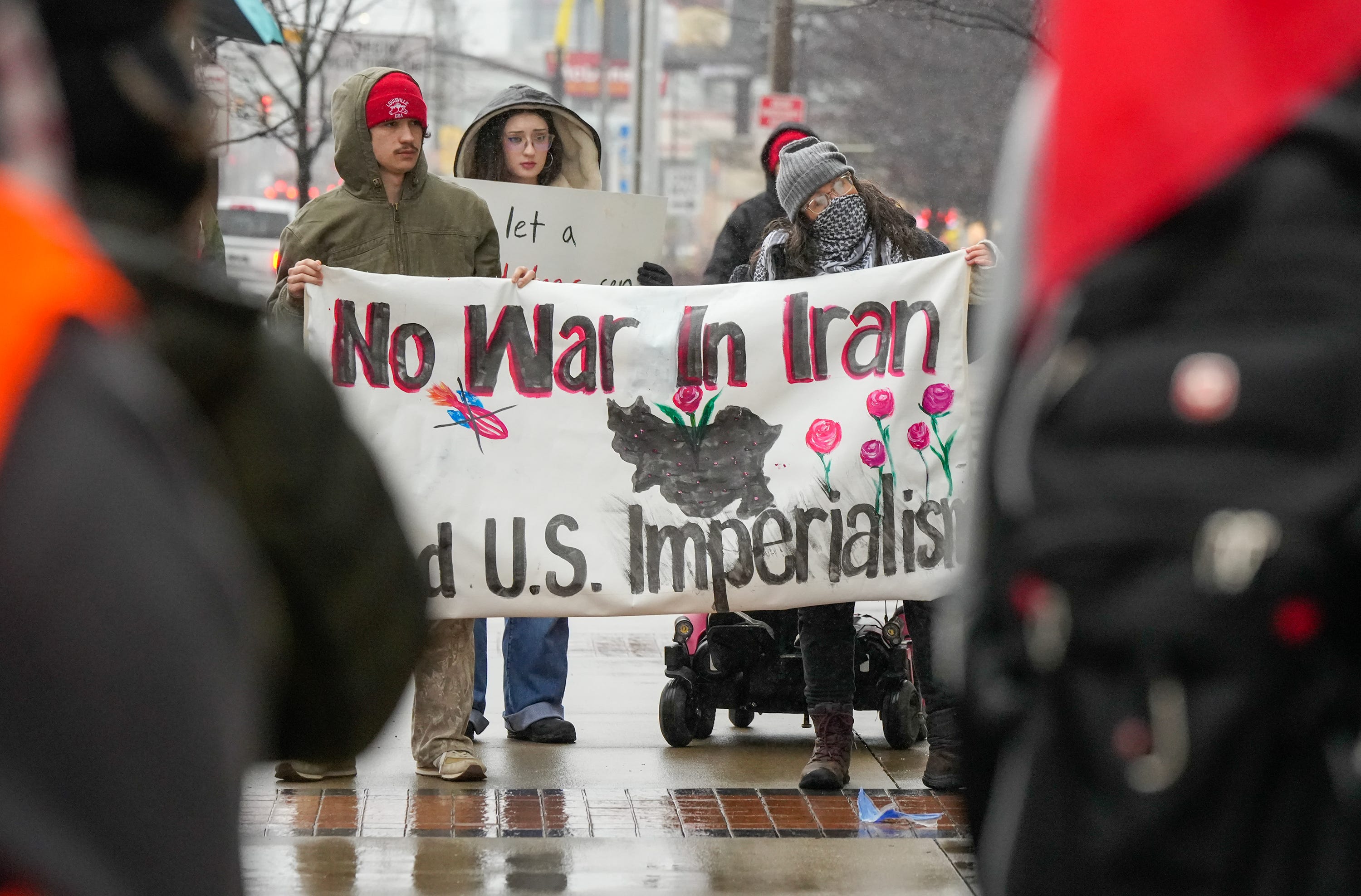 UofL students protest US-, Israeli-led strikes in Iran. What to know
