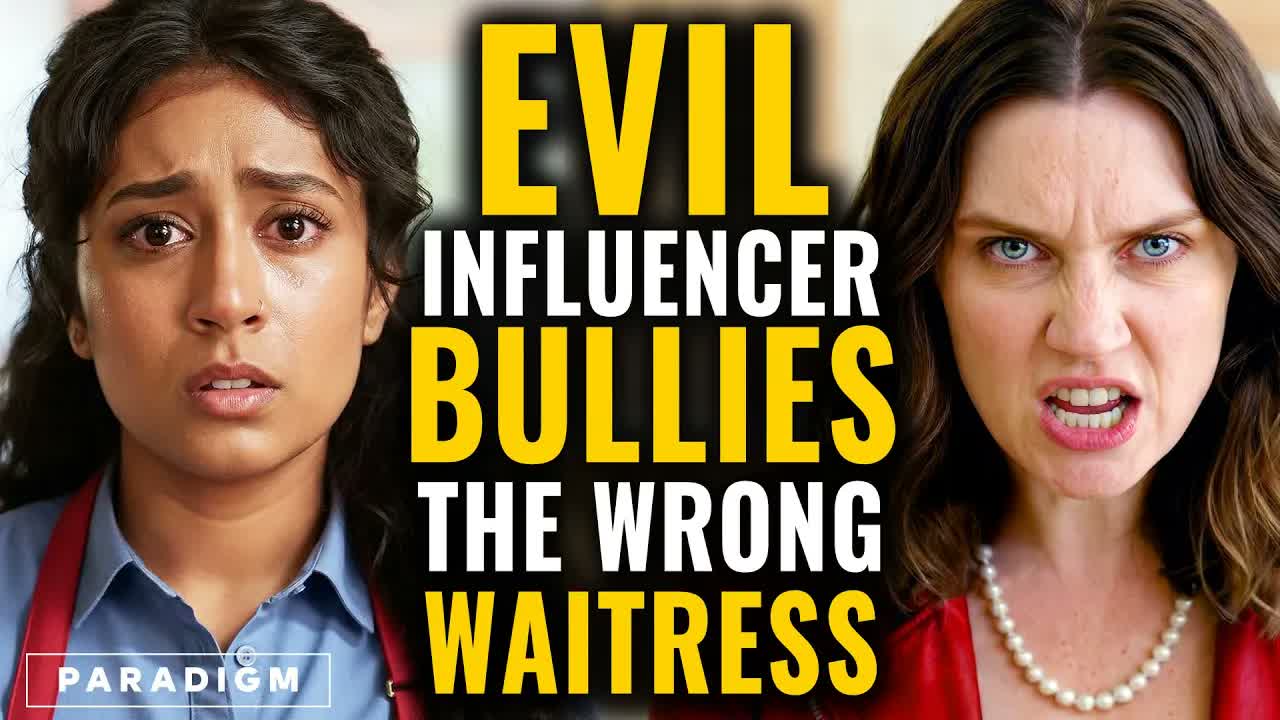 Evil influencer bullies the wrong waitress (sketch)
