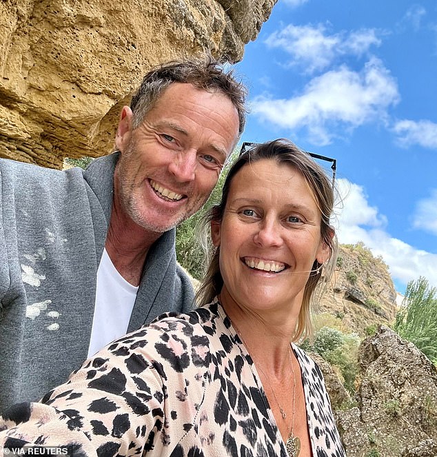 Lindsay and Craig Foreman (pictured), both 52, were arrested in Kerman, southern Iran, on January 3, as they embarked on a motorcycle trip around the world to Australia