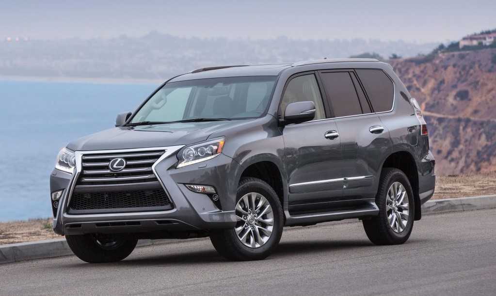 Gray 2016 Lexus GX on the road