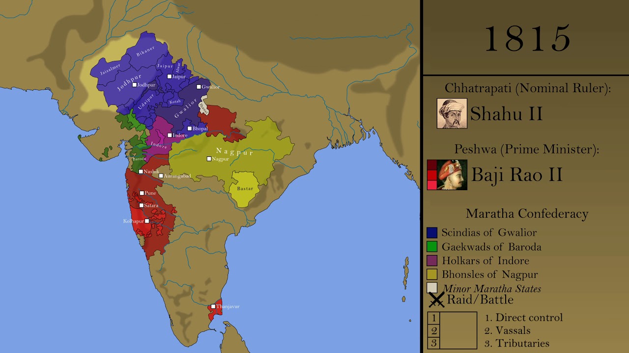 The Maratha Empire every year