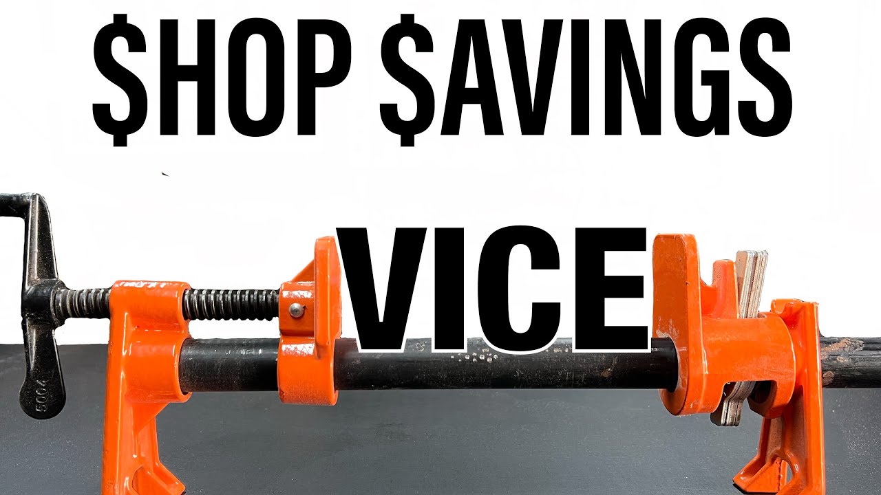 Why buy an expensive vice? DIY pipe clamp vice
