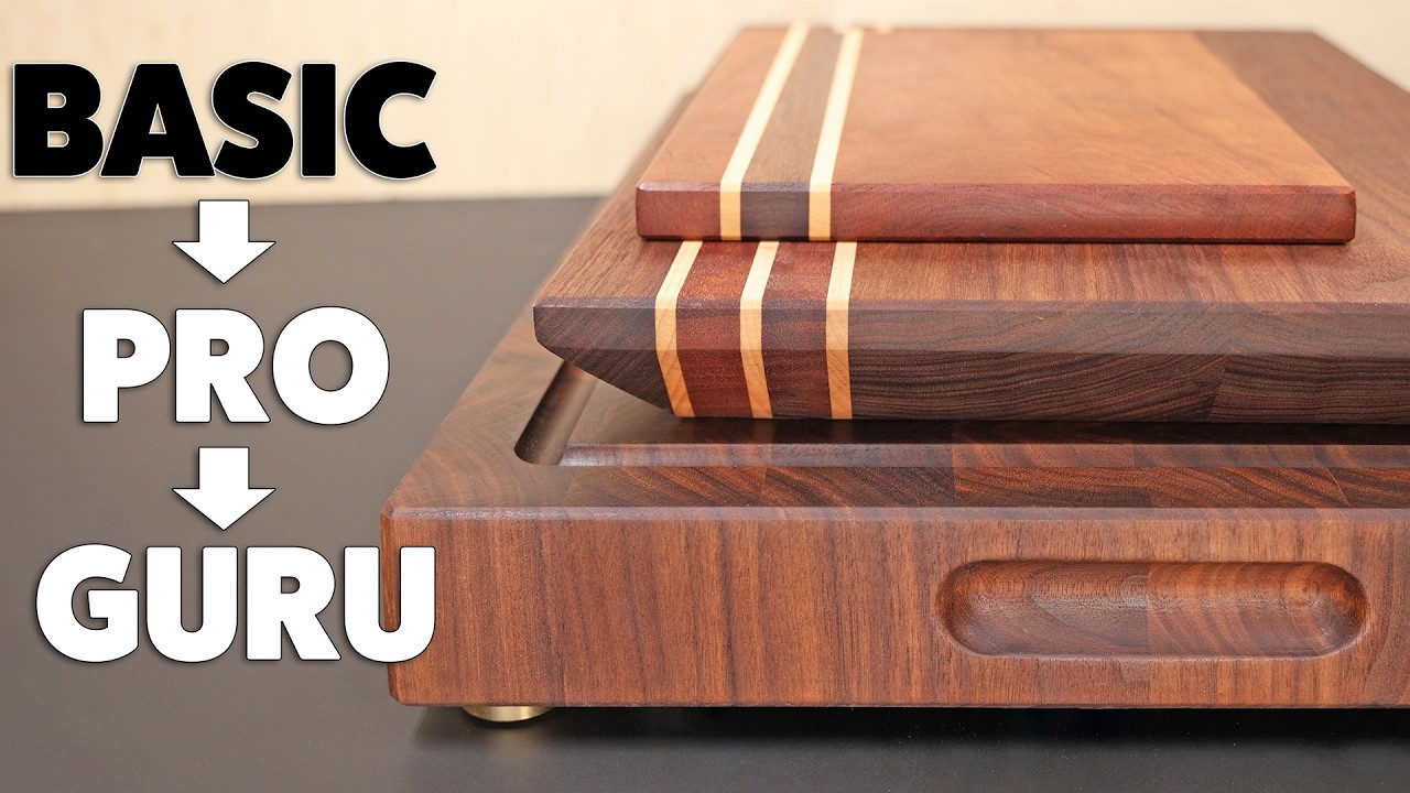 I made cutting boards for every skill level 🪵