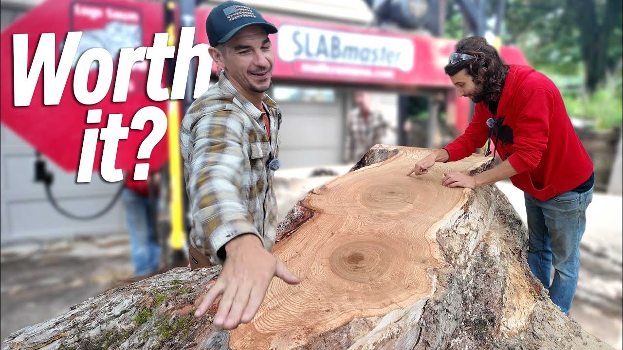 This log fought us the whole way