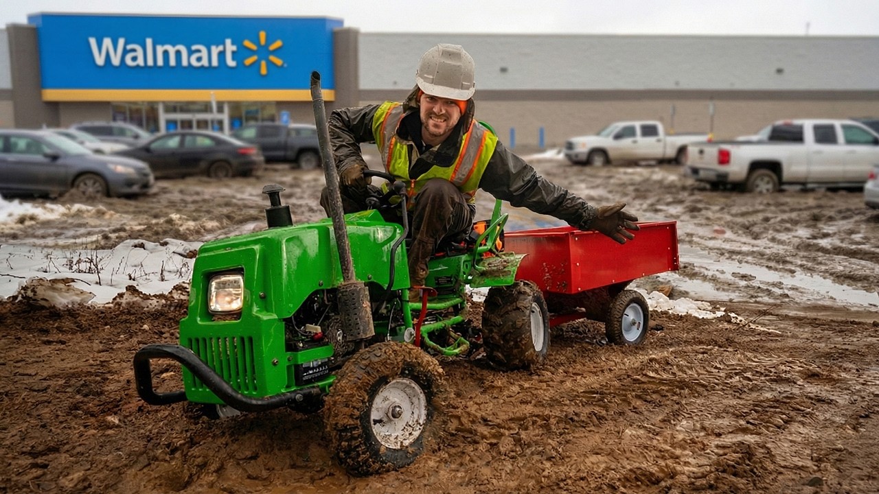 I bought the cheapest tractor at Walmart!