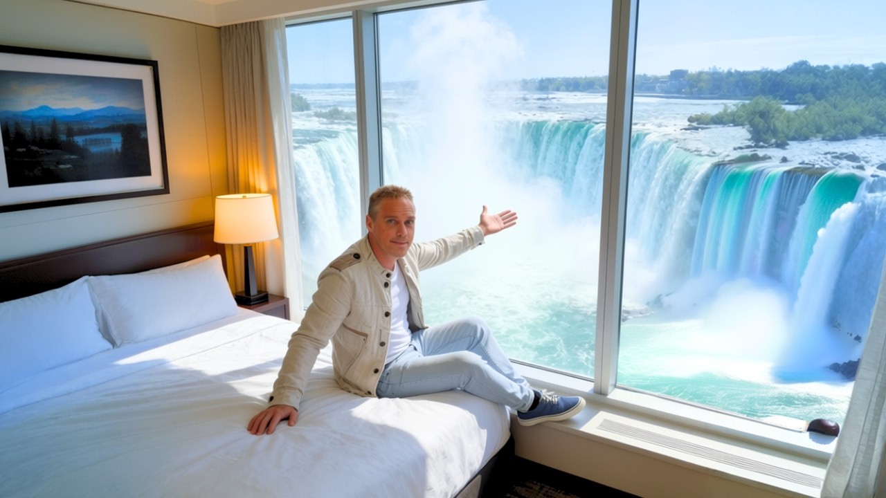 Staying a Luxurious Hotel Suite Overlooking Niagara Falls!