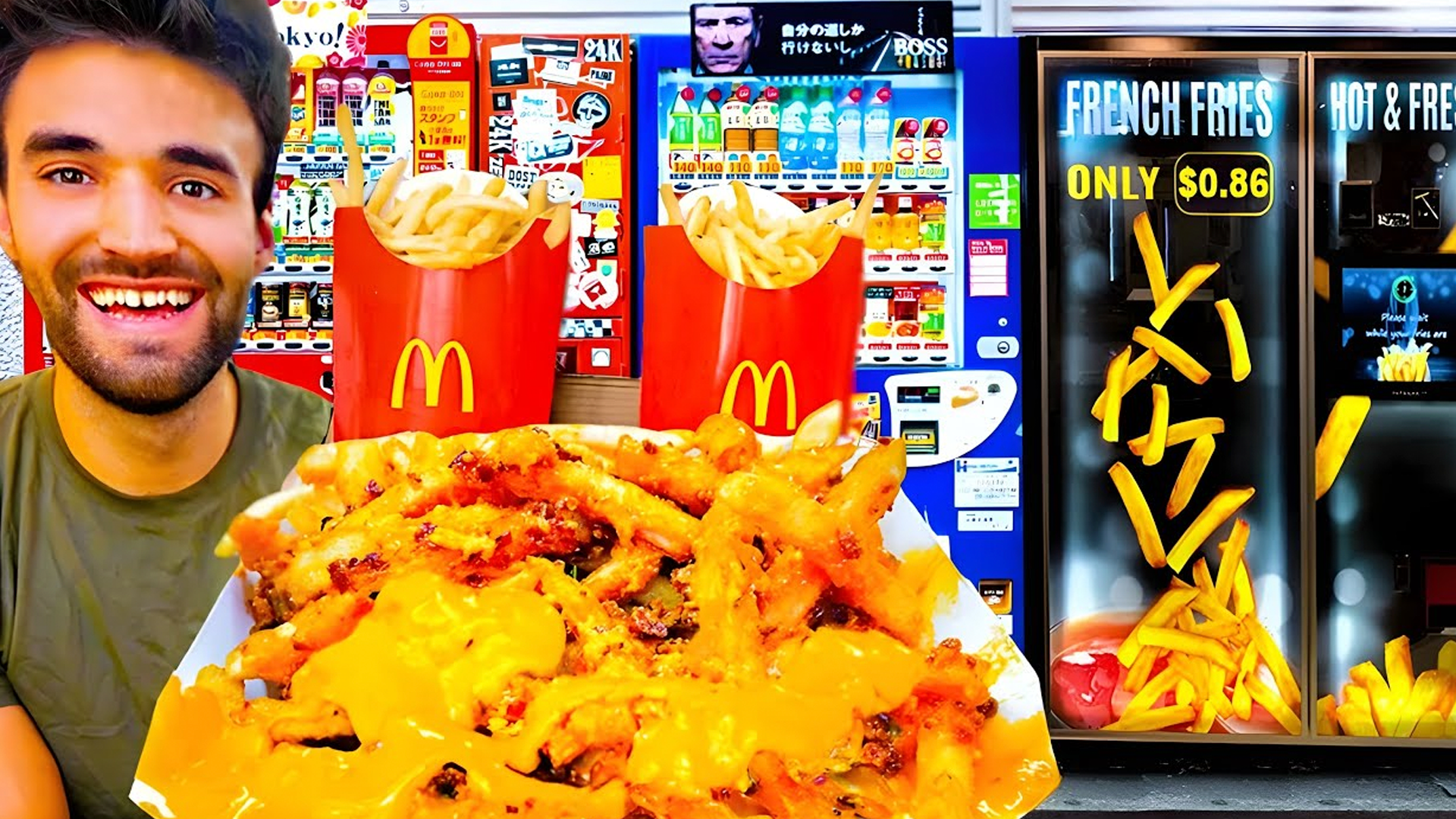I sampled fries from vending machines to gourmet meals