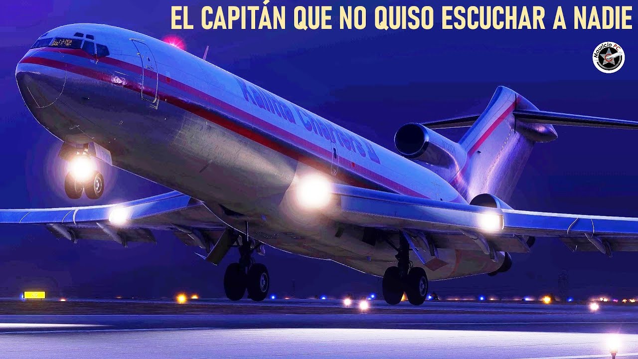 Night flight drama: Boeing 727 lands under pressure