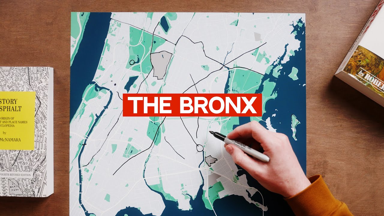 Map of the Bronx, explained