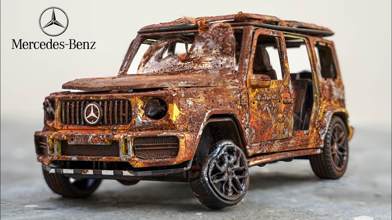 Destroyed Mercedes-Benz G Wagon restoration