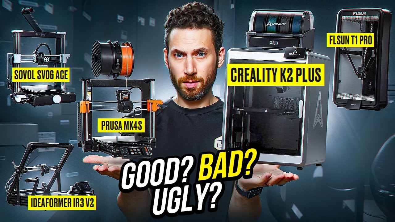 3D printing showdown: K2 Plus vs T1 Pro