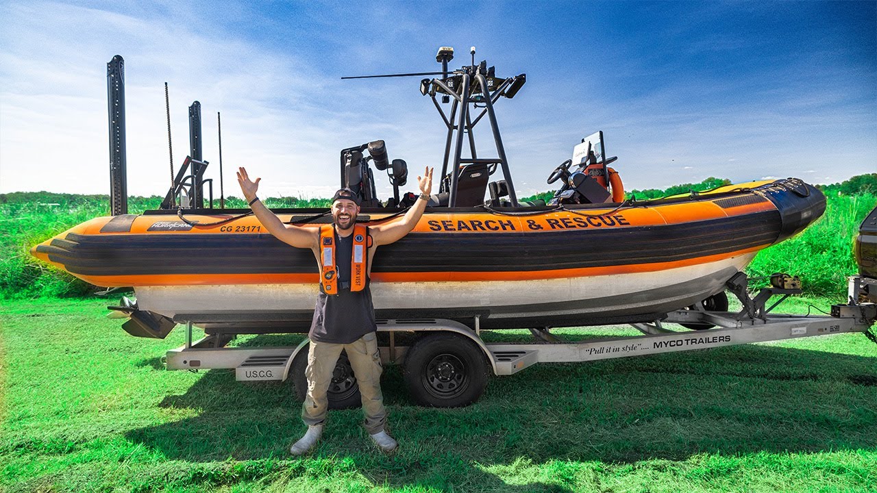 Full restoration of a retired Coast Guard military boat