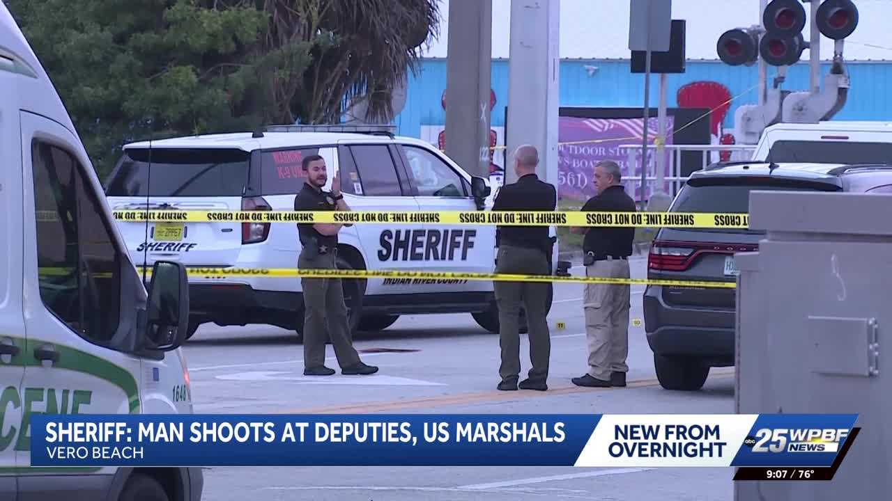 Deputies and US marshal involved in Vero Beach shooting; suspect ...