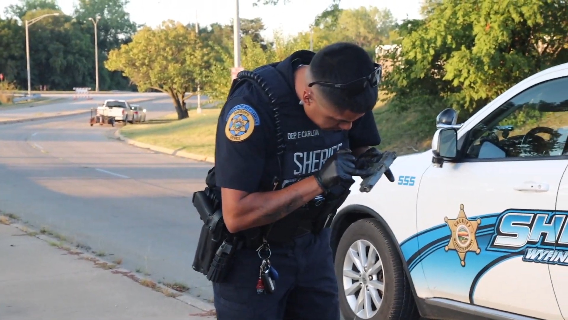 Cops told us to step back - “That’s not trash.”