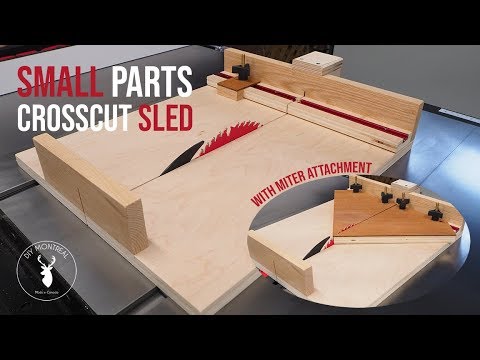 Make your own small parts crosscut sled!