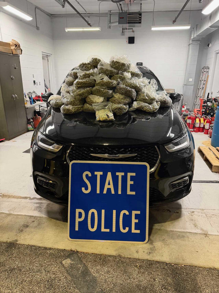 40 pounds of marijuana seized during I-95 traffic stop: PA State Police