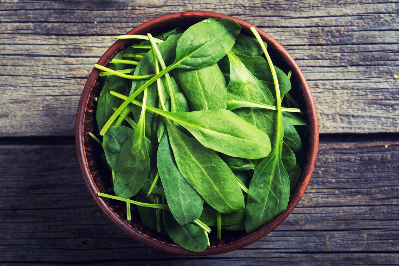 An image of fresh baby spinach