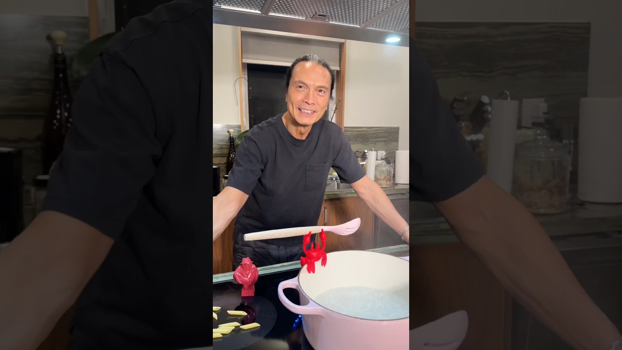 Showing my chef dad kitchen gadgets