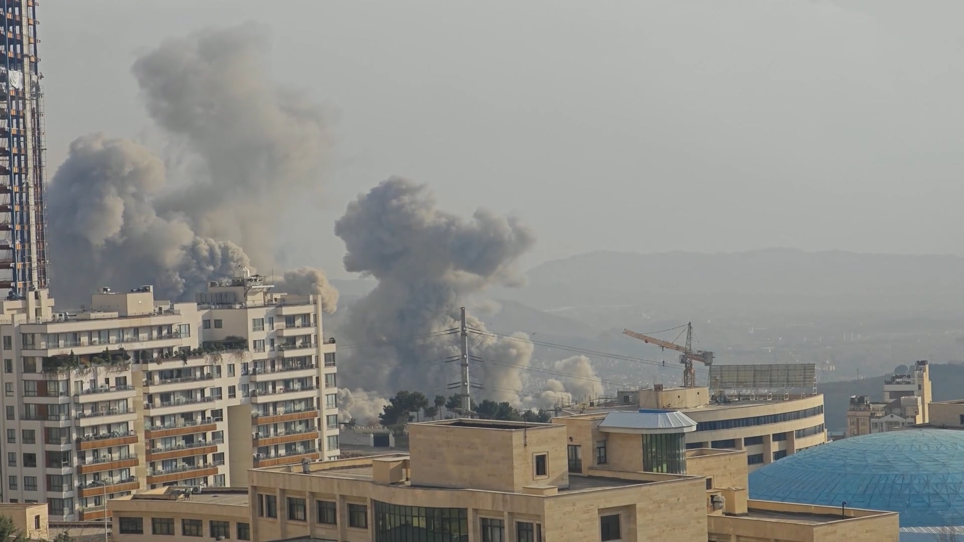 Explosions in Tehran after US and Israel joint attack