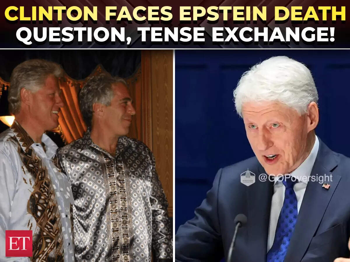 'Did Epstein kill himself?': Clinton grilled over Jeffrey's death at ...