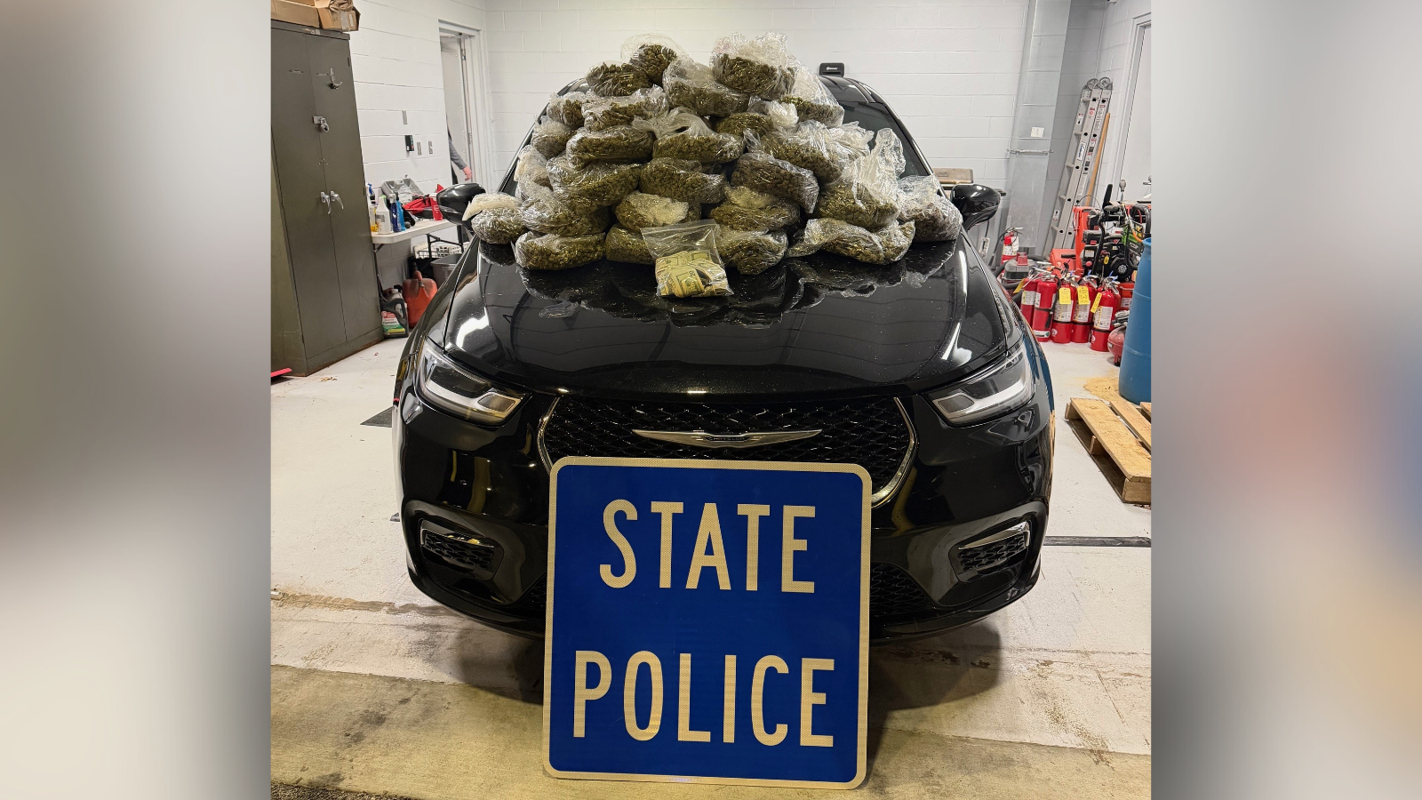 40 pounds of marijuana seized during Delco traffic stop