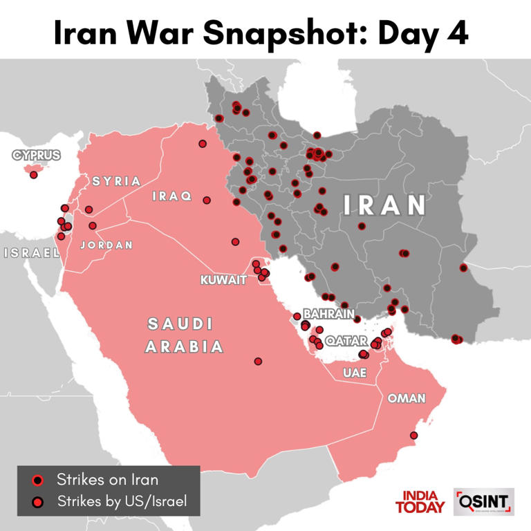 A verified account of losses in the first four days of the Iran war