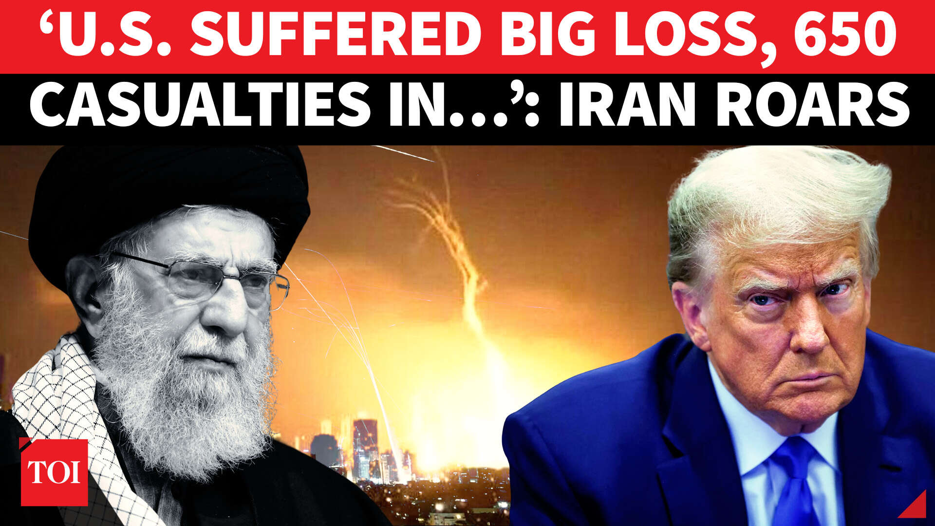 Iran claims 650 US personnel killed & wounded, fires 700 drones as war ...