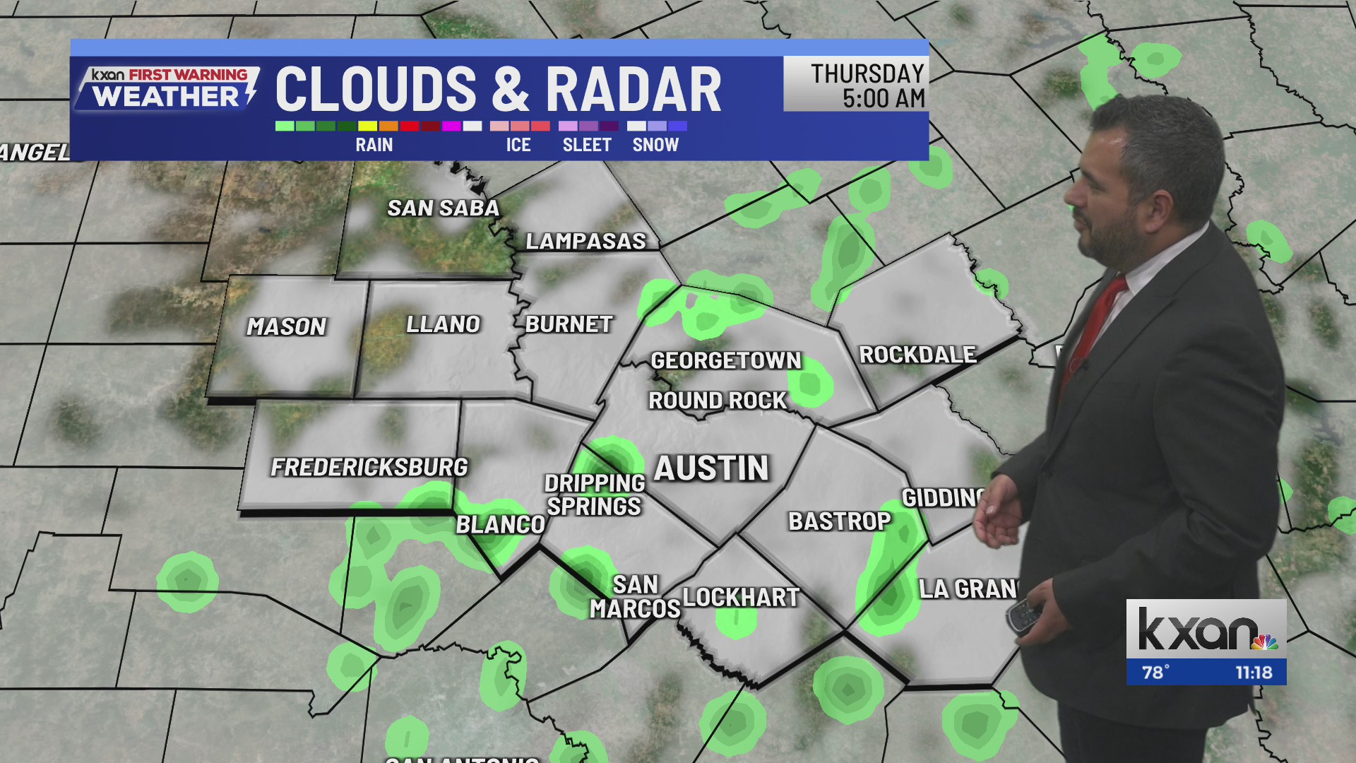 Final quiet day before showers return Wednesday | March 3 KXAN weather ...