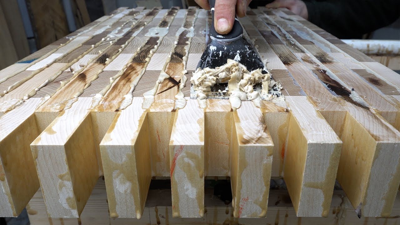 Satisfying wood glue scraping compilation