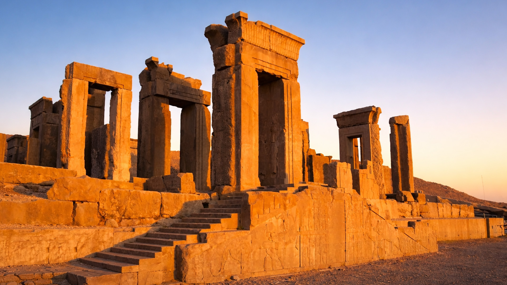Ruins of the Persian Empire in Iran