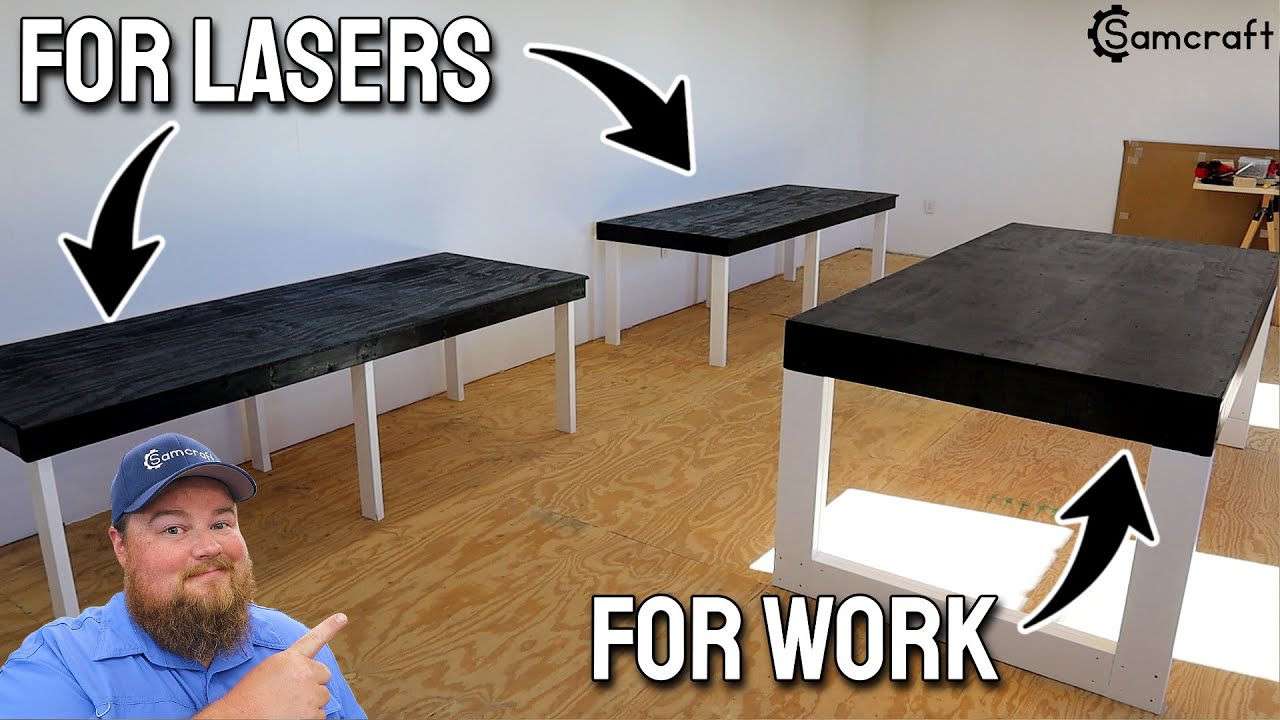 I built the ultimate laser workbench! 🔧
