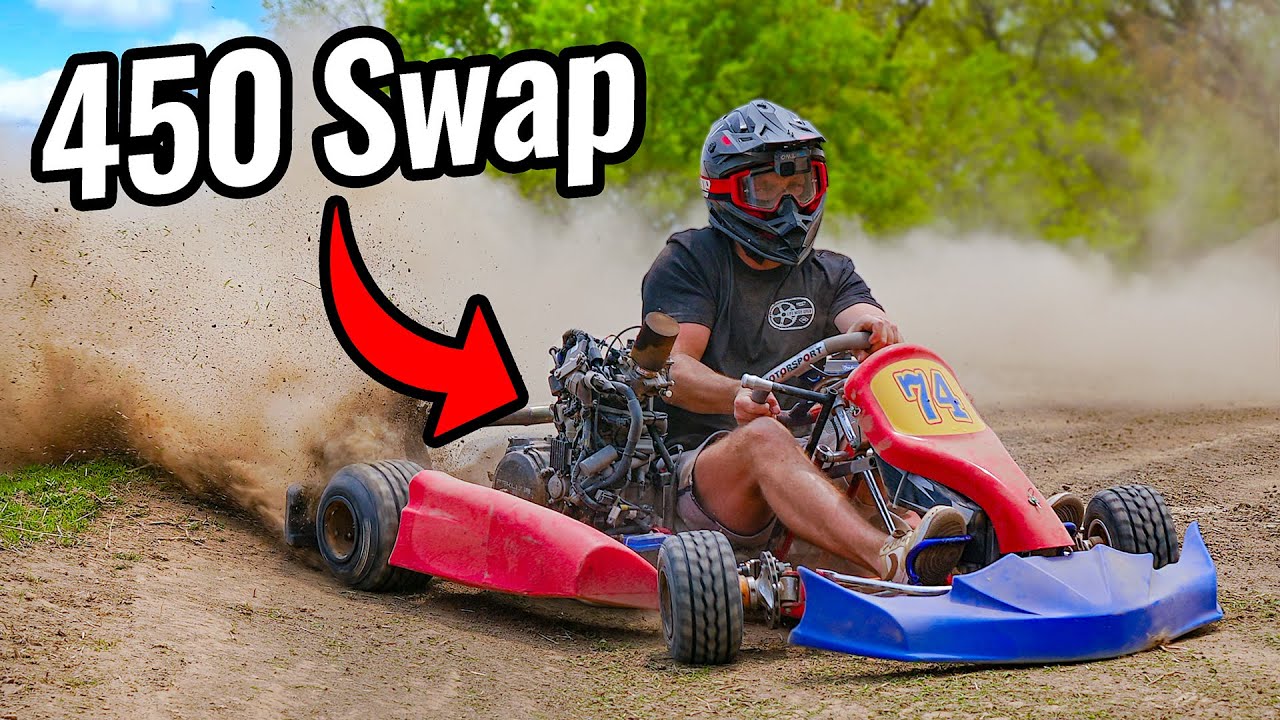 Shifter kart with 450cc dirt bike motor 💥