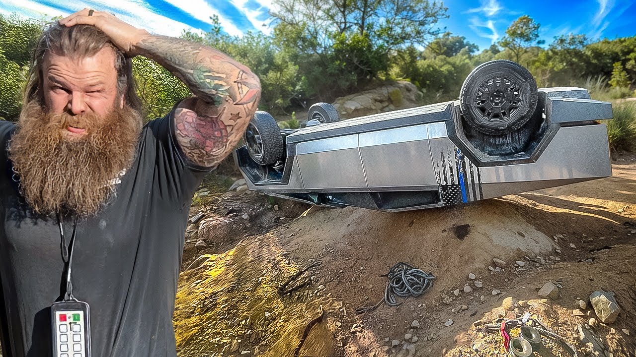How we pulled a Cybertruck from the edge!