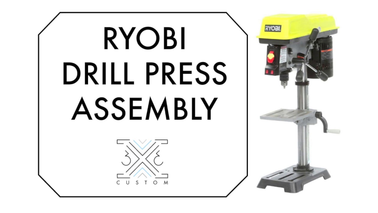 I assembled my RYOBI drill press 🚀