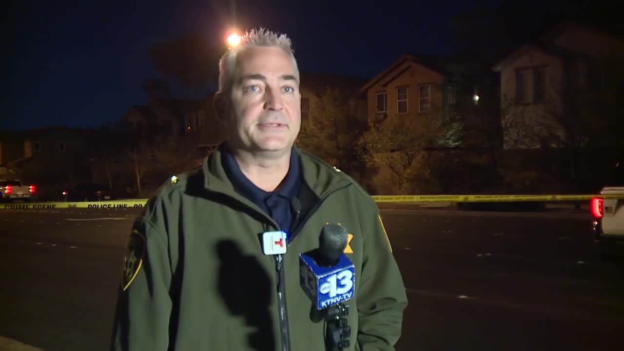 Full briefing: Police investigate double homicide in south Las Vegas Valley