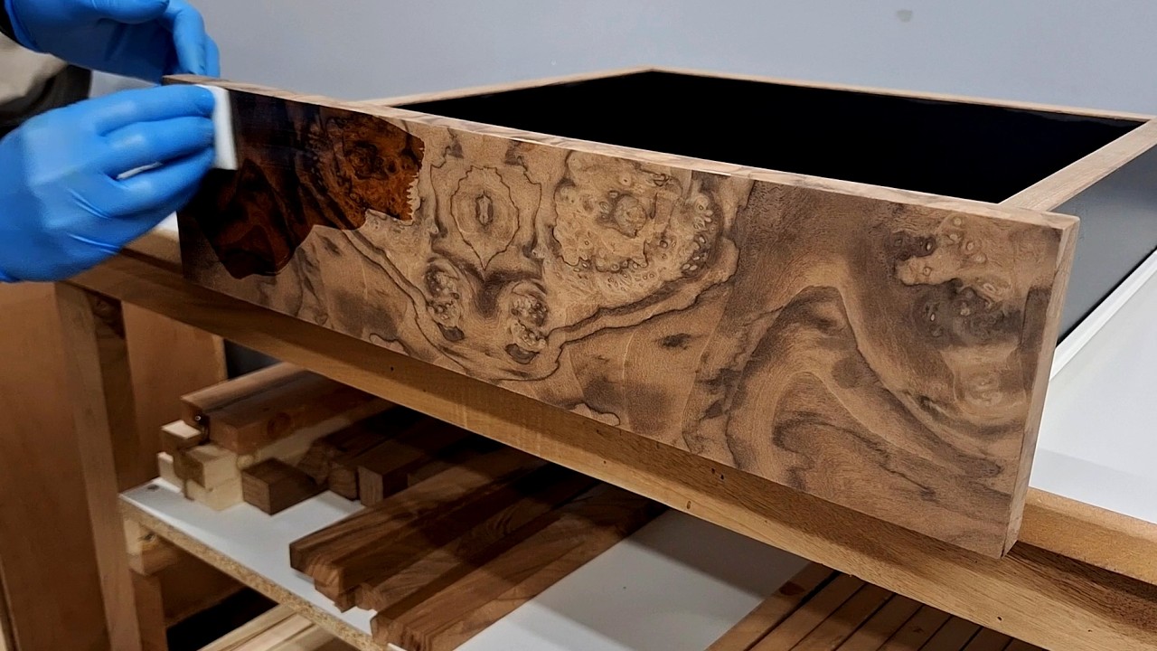 Building a desk with the strangest wood ever!