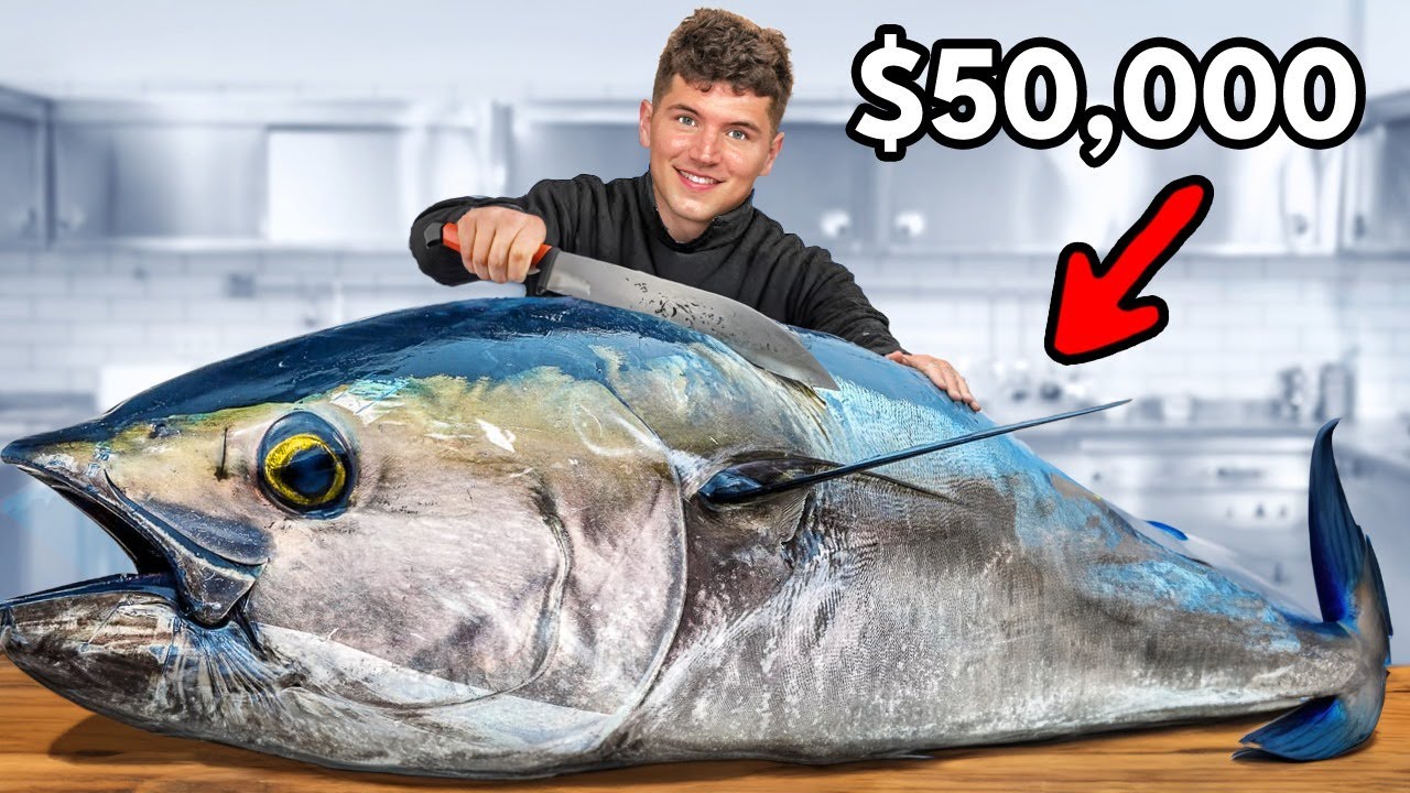 What it takes to break down a 500-pound bluefin tuna