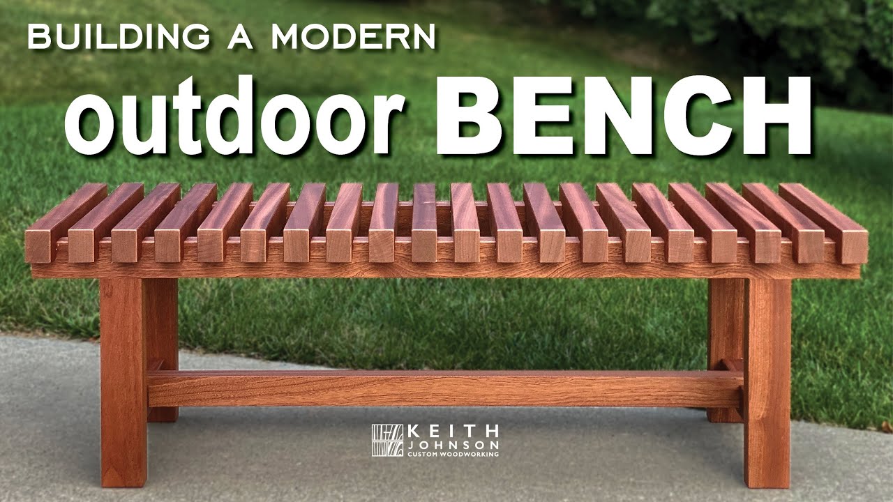 Create a modern bench