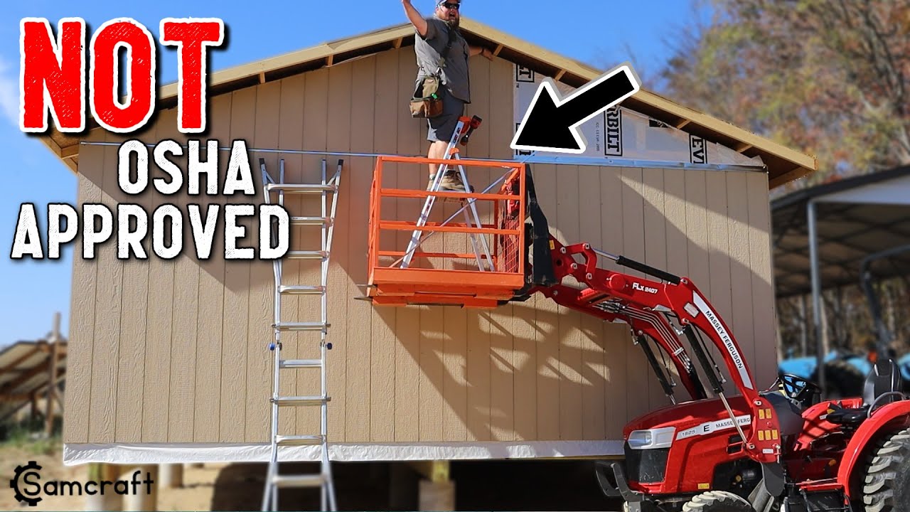 The most difficult part of siding: gable end wall + Z bar flashing ...