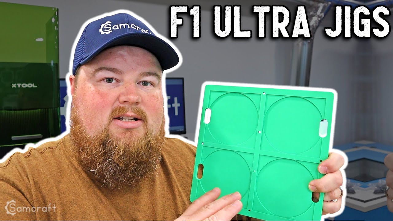 I built the ultimate xTool laser jig! 🔥